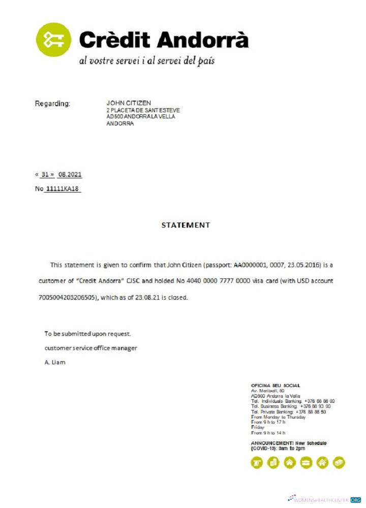 Download Andorra Credit Andorra bank closure reference Photoshop template